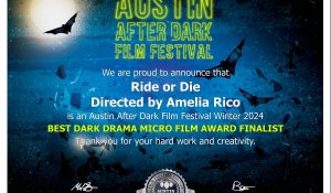 AADFF Fall 2024 Finalist Cert - RIDE OR DIE